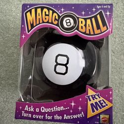 New magic 8 ball: ask a question, see your answer in the window by Mattel