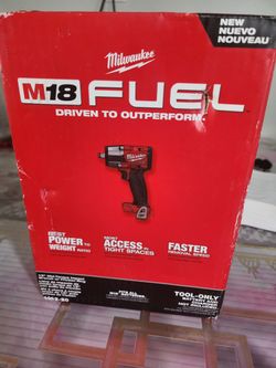 Milwaukee M18 Fuel Mid Torque 1/2"impact Wrench 