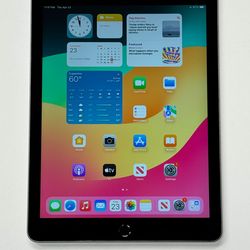 Apple iPad 6 6th Generation  9.7” 32GB Wi-Fi Tablet Space Gray No Touch ID