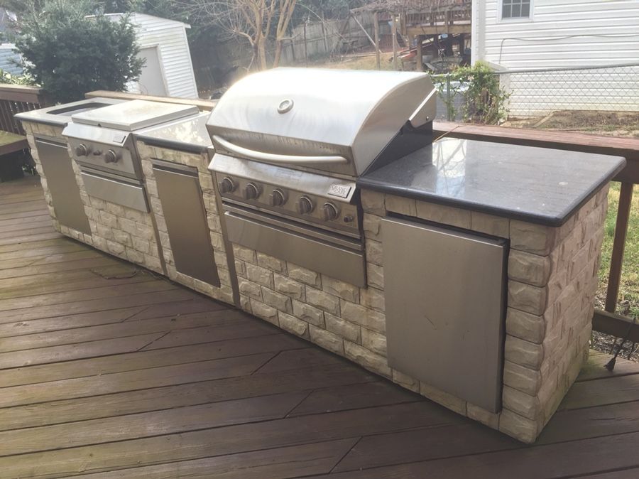 Grand Cafe BBQ Grill Island for Sale in West Springfield, VA OfferUp