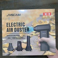 X3 Compressed Air Duster, Electric Air Duster with Brushless Motor, Rechargeable for PC, Car, Home