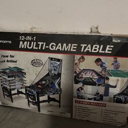 12 In One Multi Game Table 