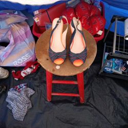 Orange And Jean Andrea  Heels