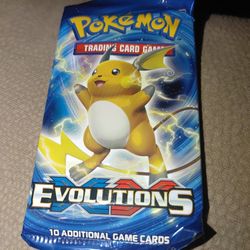 Evolutions Booster Pack 10 Pokemon Cards