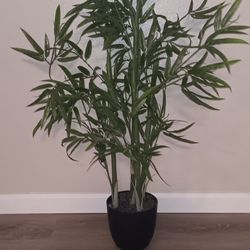 Artificial Bamboo Tree in Pot Black (Fake Plant) 
