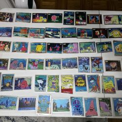 Spongebob Topps Chrome Base Cards For Trade.