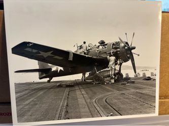 David McCampball Navy Ace 2 photos 8x10