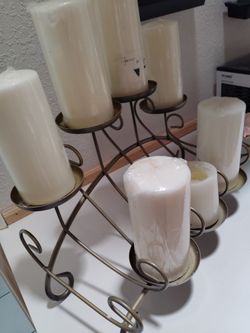 7 Candle Candle holder/ Candles Not Included 