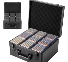 Brand new Graded Card Case 3 Row 180 Slab Storage Box with Secure Lock, trading cards