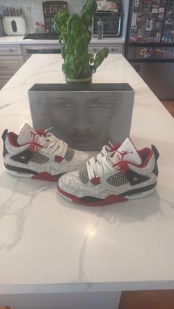 Jordan 4 white laser 7.5