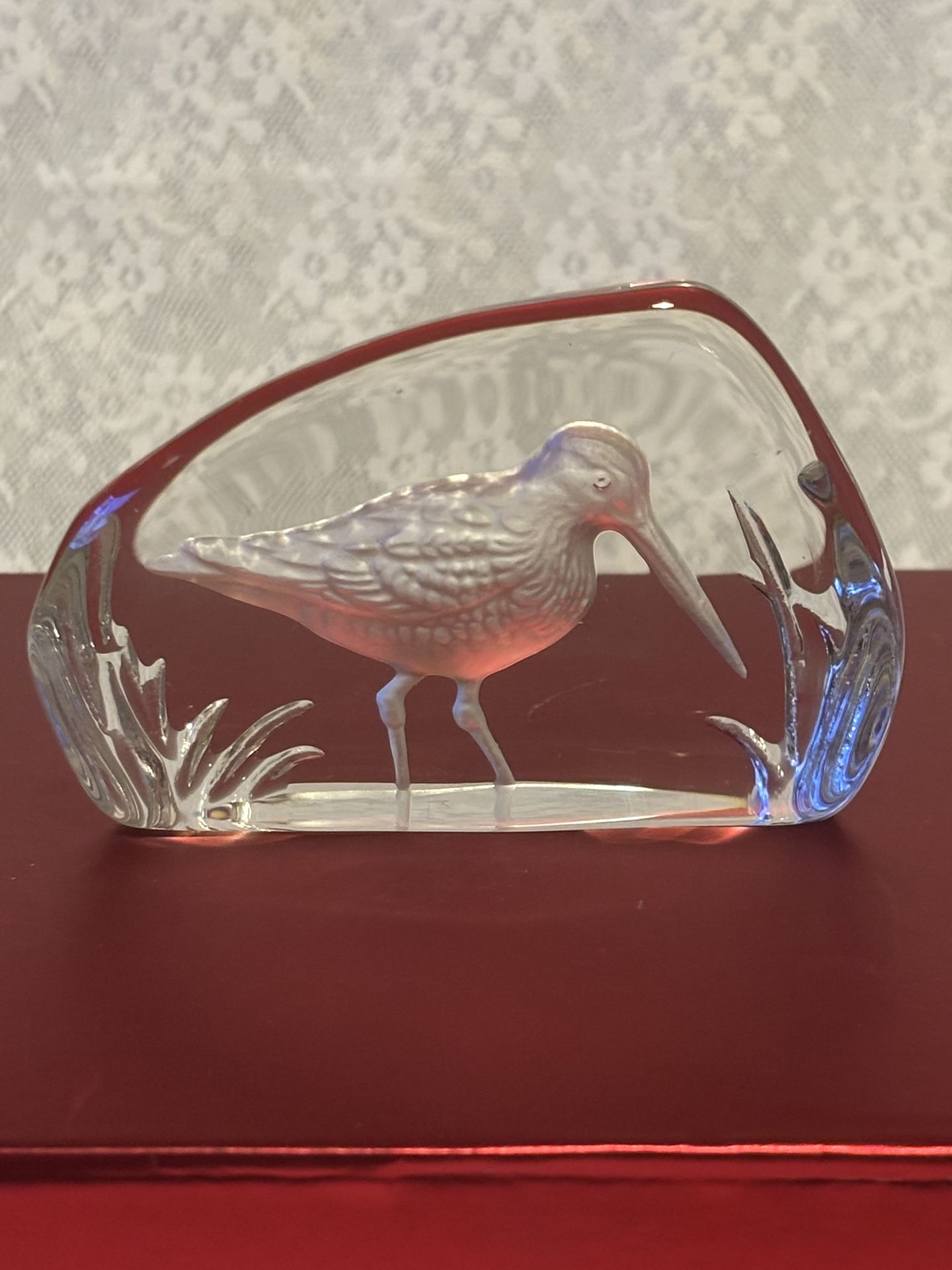 Wedgwood Danbury Mint Collection Snipe Bird Paperweight