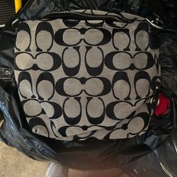 Coach Signature F15067 Duffle Shoulder Bag