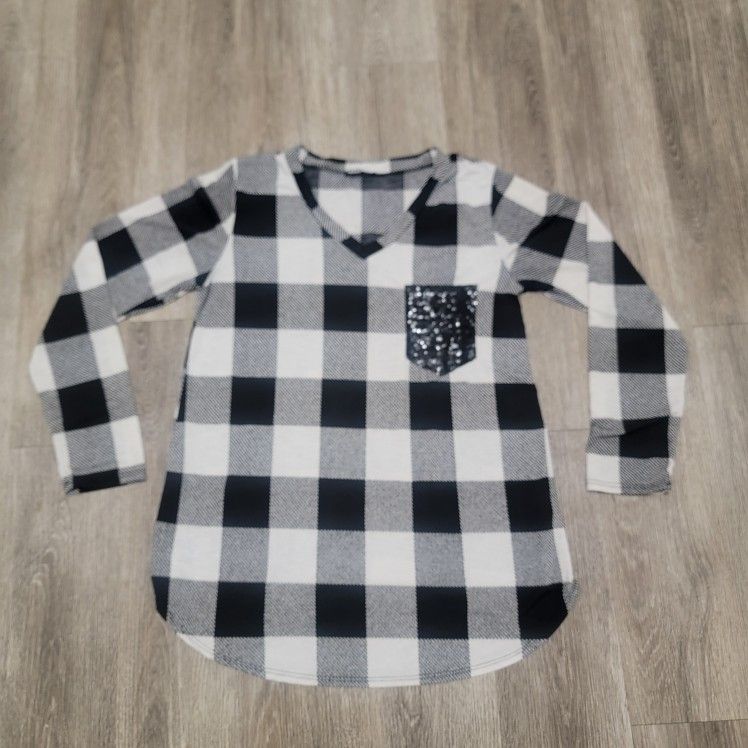 Womens Long Sleeve Shirt,  Size Small 