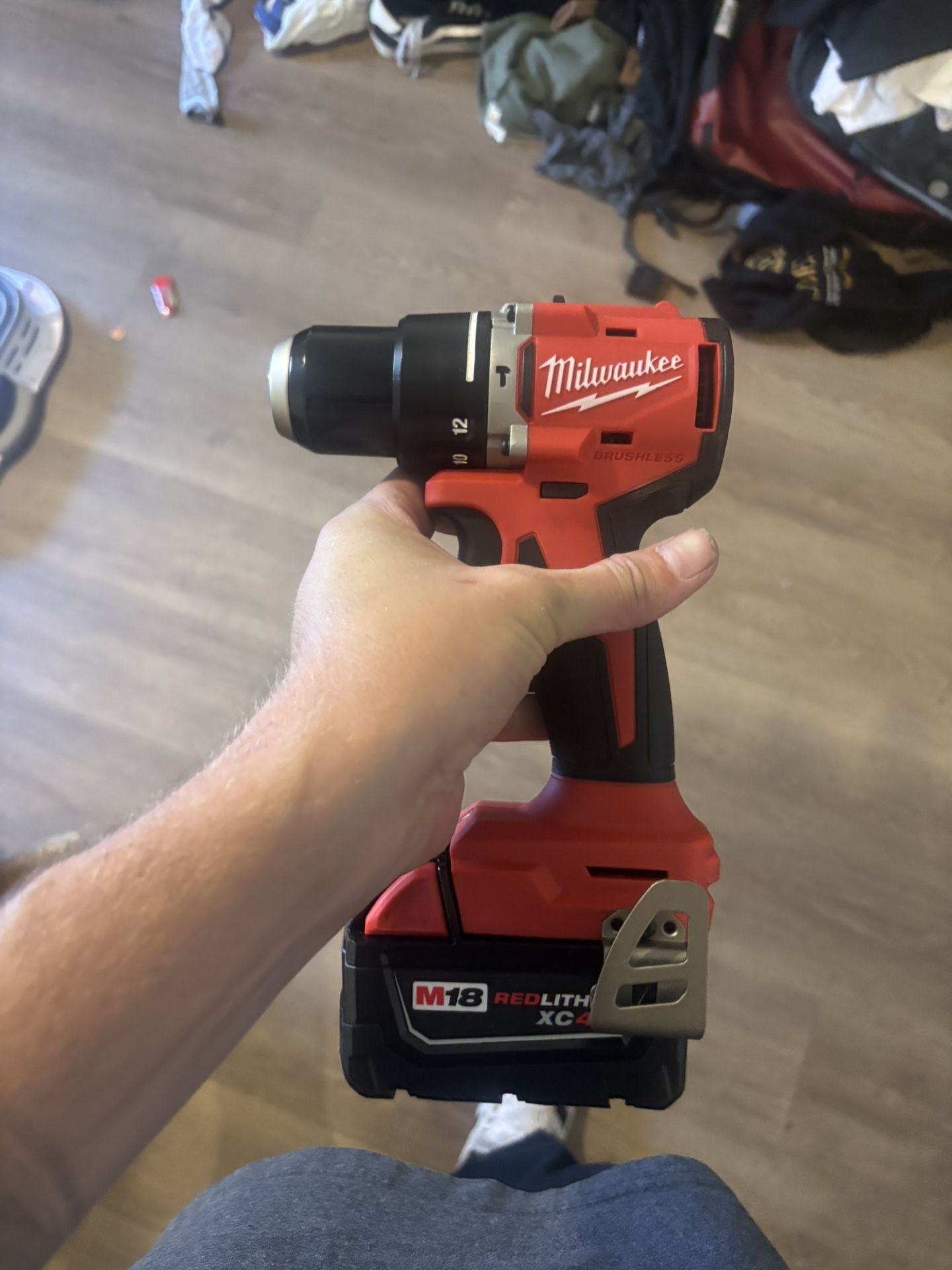 M18 Milwaukee Hammer Drill With 5.0 Ah Battery