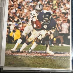 Authentic signed raiders pictures 