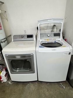 LG washer and dryer