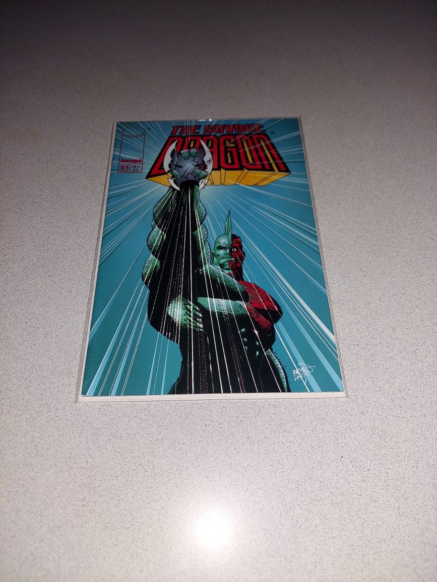 1995 THE SAVAGE DRAGON #21 COMIC BAGGED AND BOARDED