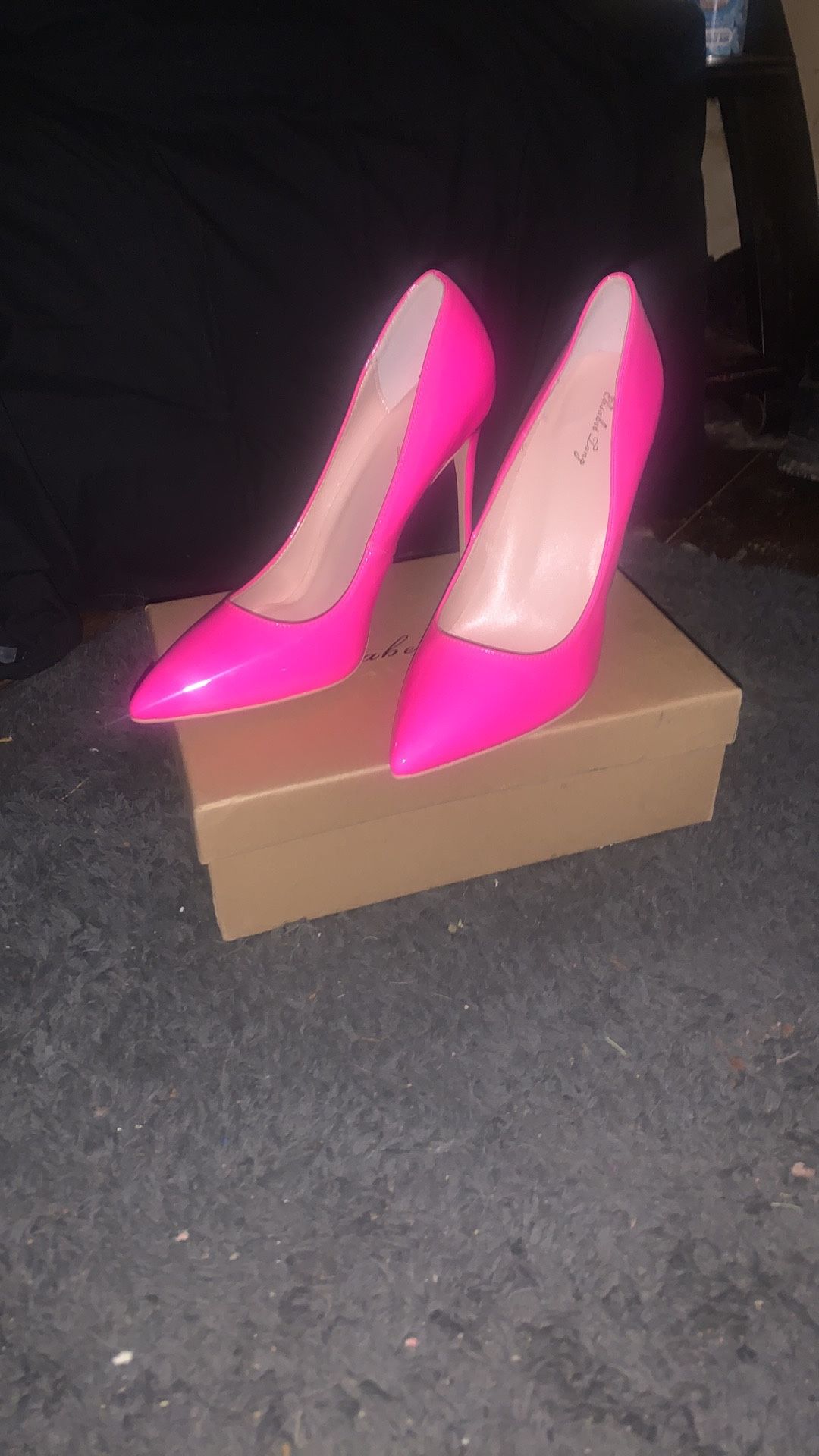 Hot Pink Stiletto Pumps