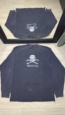 Y2K 2000s Mountain High Skull & Bones Long Sleeve Shirt
