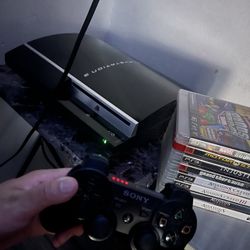 PS3 Bundle - Includes 8 Games, 1 Controller, 