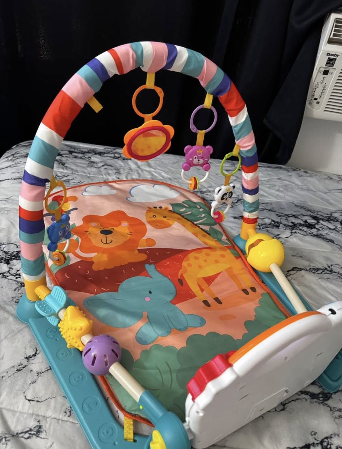 musical baby play gym