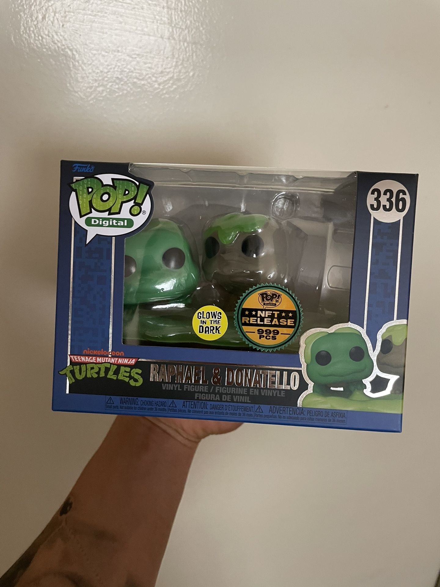 Funko Pop Digital NFT Raphael Donatello Grails Limited 999