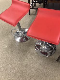 Brand new Red nice pair bar stools