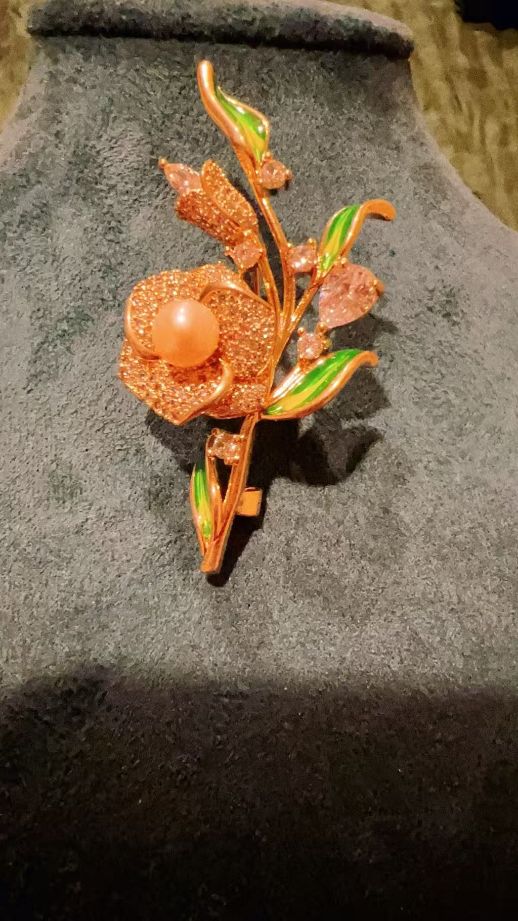 Variety Of Brooch And Jewelry 