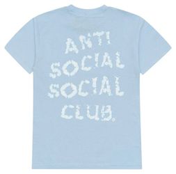 Anti Social Social Club “Partly Cloudy” Tee in Blue