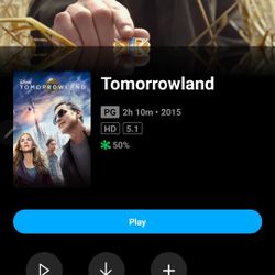 $4 DISNEY DIGITAL HD MOVIE. TOMORROWLAND. $4 OR TRADE FOR A MOVIE TITLE I DO NOT ALREADY OWN. 
