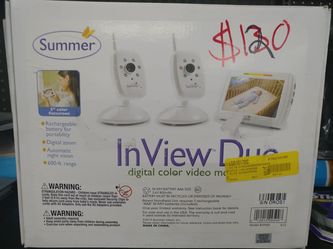 Inview duo baby monitor