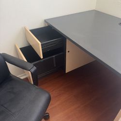 Desk And Office Chair