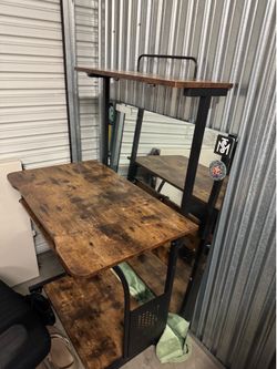 Computer desk & chair