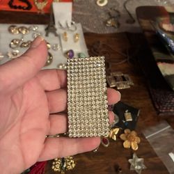 Vintage Rhinestone belt buckle