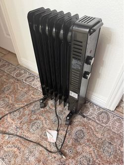 Heater with wheels