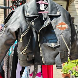 Kids Leather Jacket Harley-Davidson 