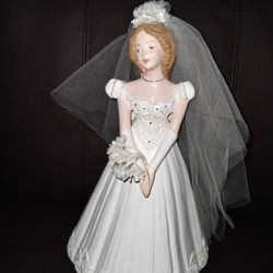 Vintage Bride Porcelain Center Piece