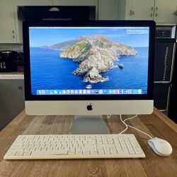 Apple iMac 21.5 Inch Computer - Intel i5 Quad-Core Processor / 1TB Hard Drive / 8GB Memory / MS Office / OS Catalina Installed 