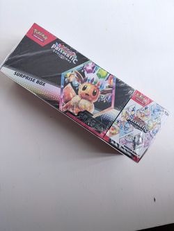 Pokémon Prismatic Evolutions Surprise Box bundle
