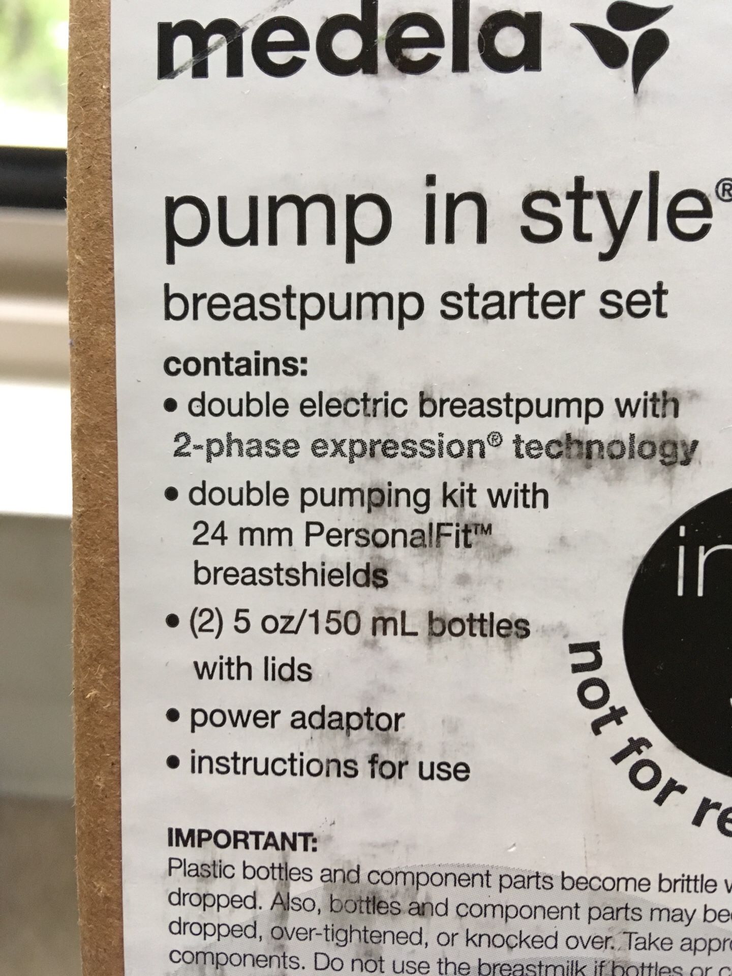 Breast pump not used at all