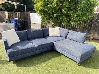 Custom Blue RAF Sectional 2 Piece