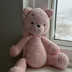 Handmade Crochet Teddy Bear New