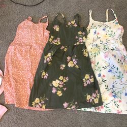 3 Girls Sundresses Size 8