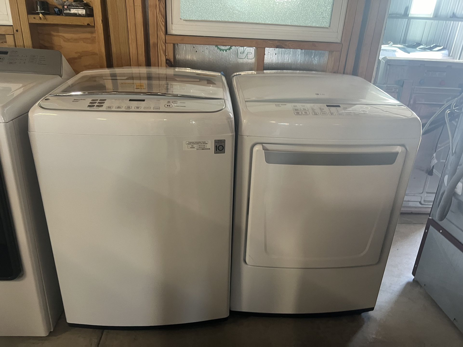 Lg Washer And Dryer Set 