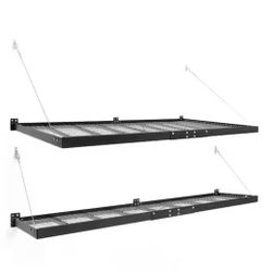 New Age - 2 Wall Mounted Garage Rack 4’x8’ & 2’x8’