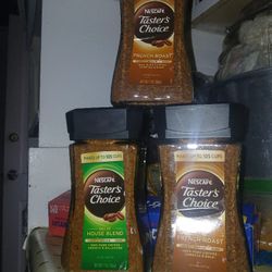 Coffee Tasters Choice $9 Each