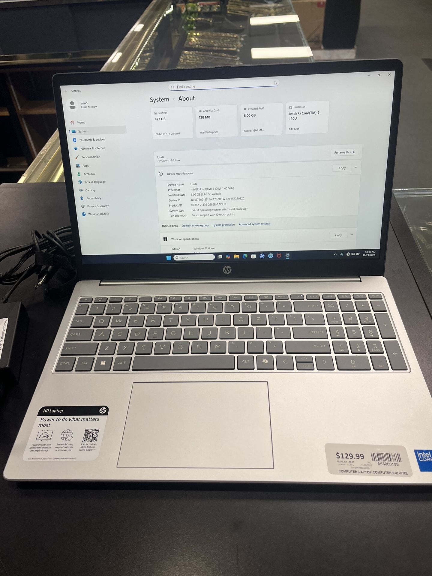 Hp Laptop (A(contact info removed)8)