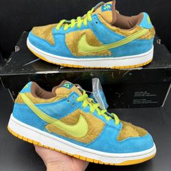 Size 9.5 - Nike SB Dunk Low Premium Three Bears Baby Bear Blue Yellow Brown 2006