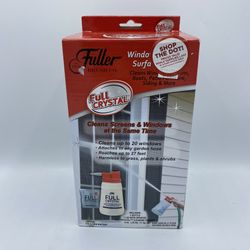 Fuller Brush Co Full Crystal Window and Glass Cleaner Kit with Cleaning Powder