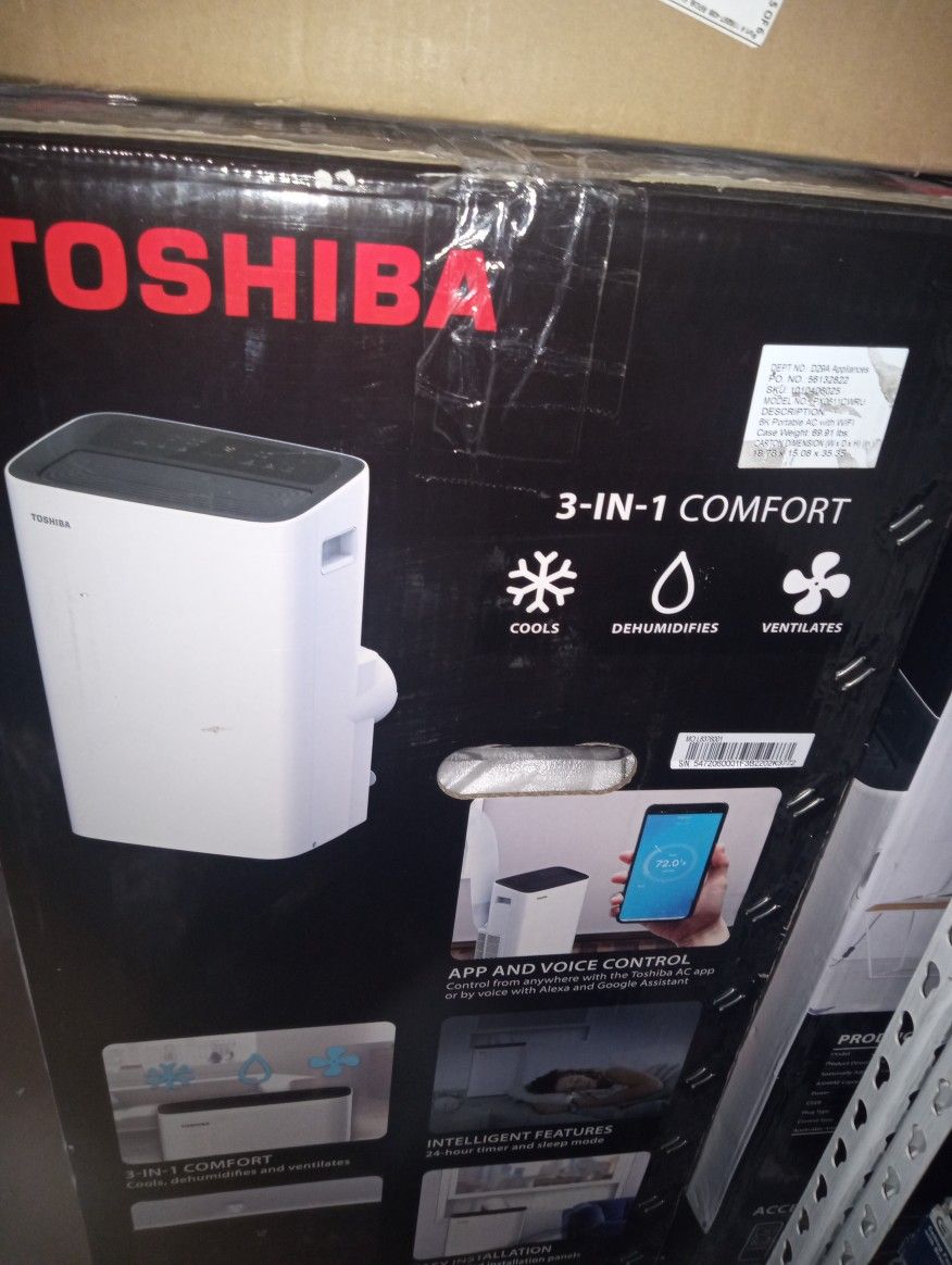 Toshiba Brand New Air Conditioner 3 In 1